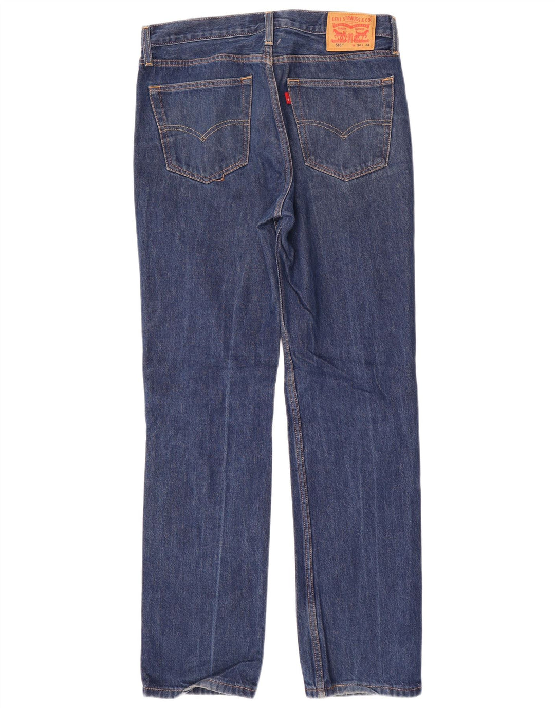 LEVI'S Masculino 516 Straight Jeans W34 L34 Azul