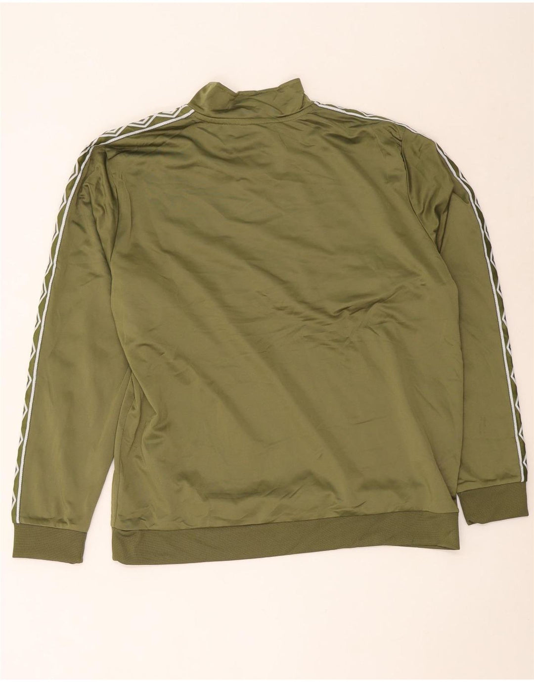 Moletom masculino Umbro com zíper e gola em poliéster verde XL
