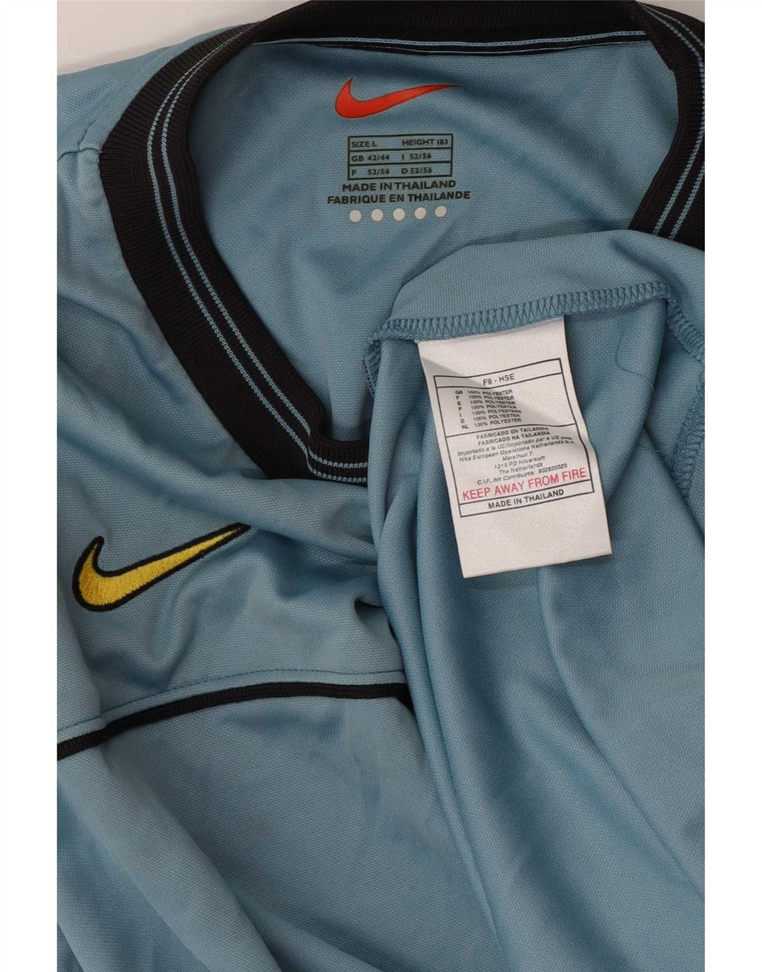 Camiseta Nike Masculina Inter Milan Top UK 42/44 Grande Azul Poliéster