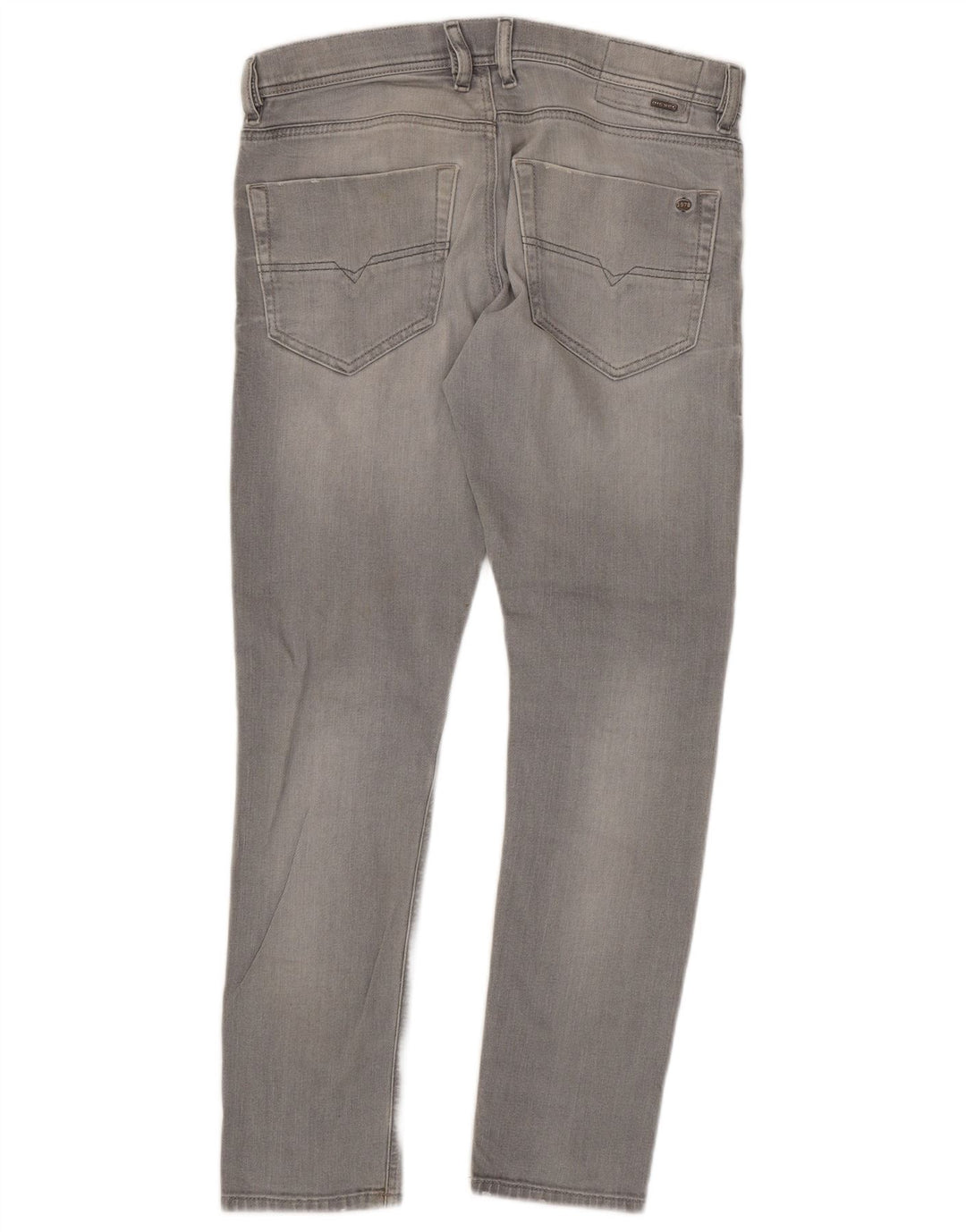 Diesel Mens Slim Jeans W31 L30 Cinza Algodão