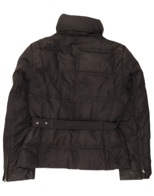 Jaqueta acolchoada feminina Zara UK 14 grande preta