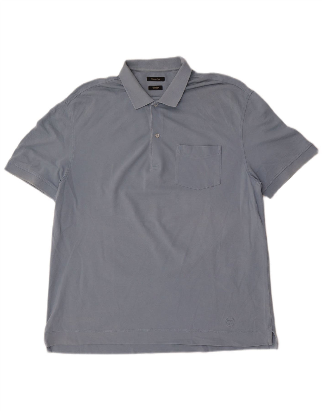 Camisa polo masculina Massimo Dutti grande azul