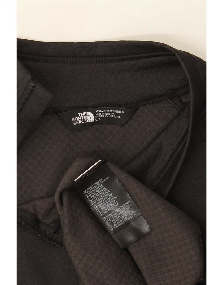 Pulôver feminino The North Face com zíper e gola alta Reino Unido 10 pequeno preto
