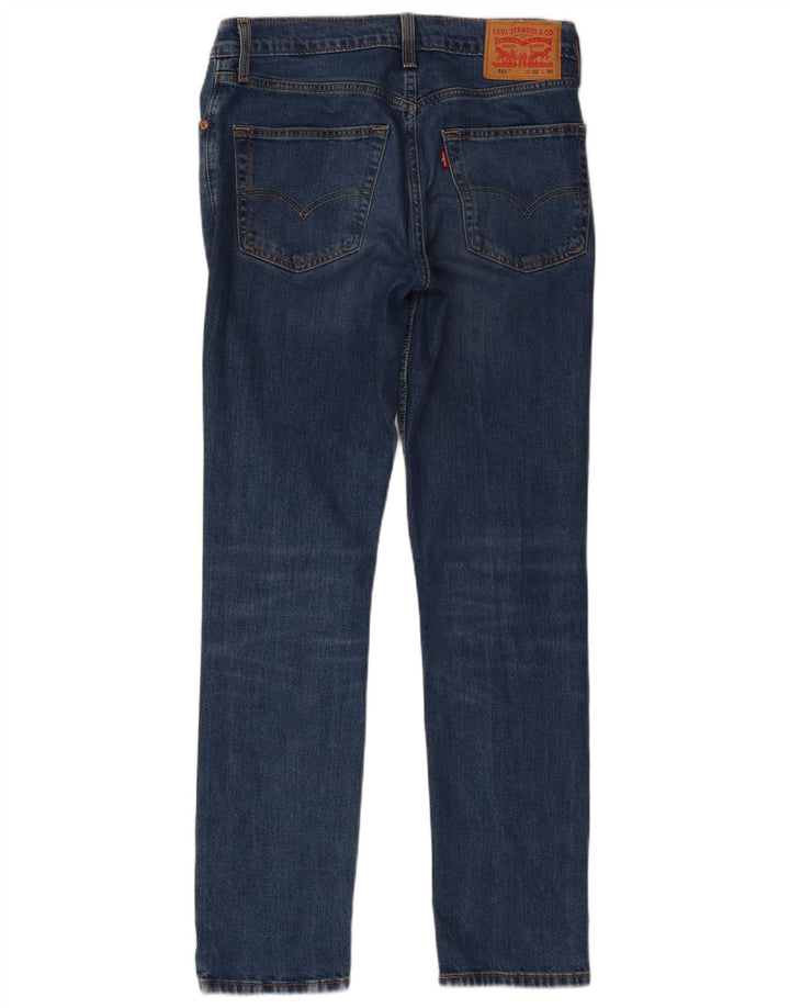 Levi's Masculino 511 Slim Jeans W32 L32 Azul Algodão