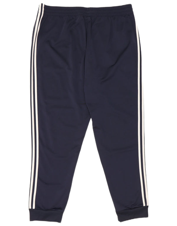 Calça de treino masculina Adidas Joggers 2XL azul marinho poliéster