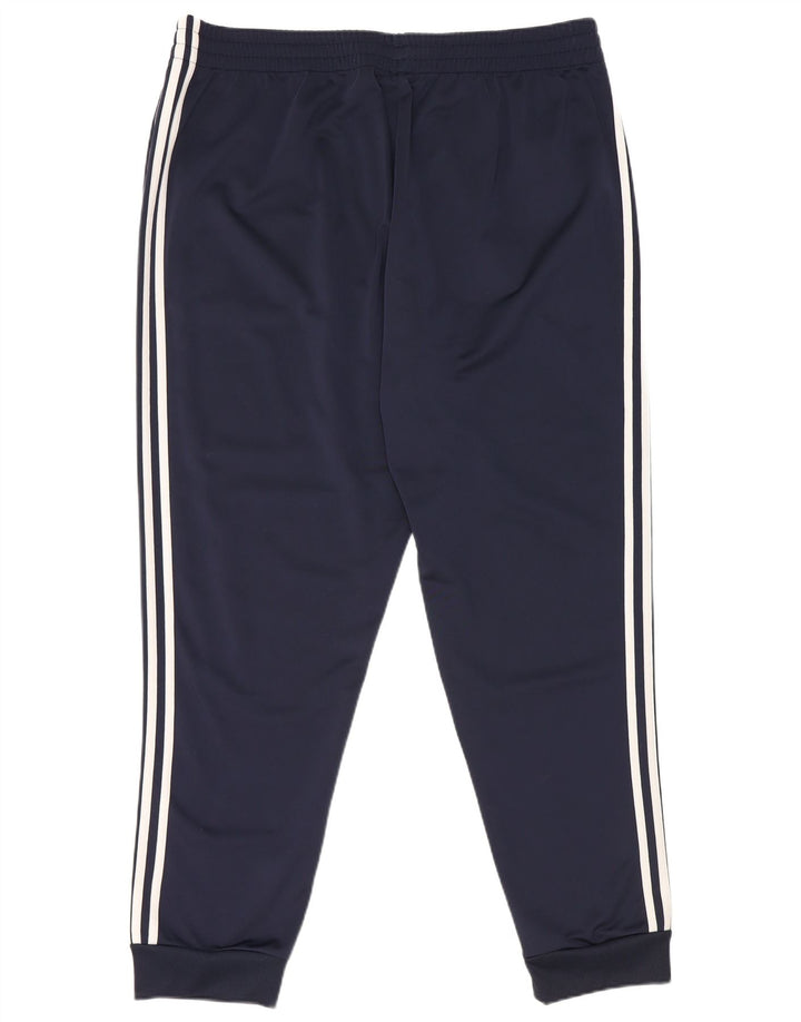 Calça de treino masculina Adidas Joggers 2XL azul marinho poliéster