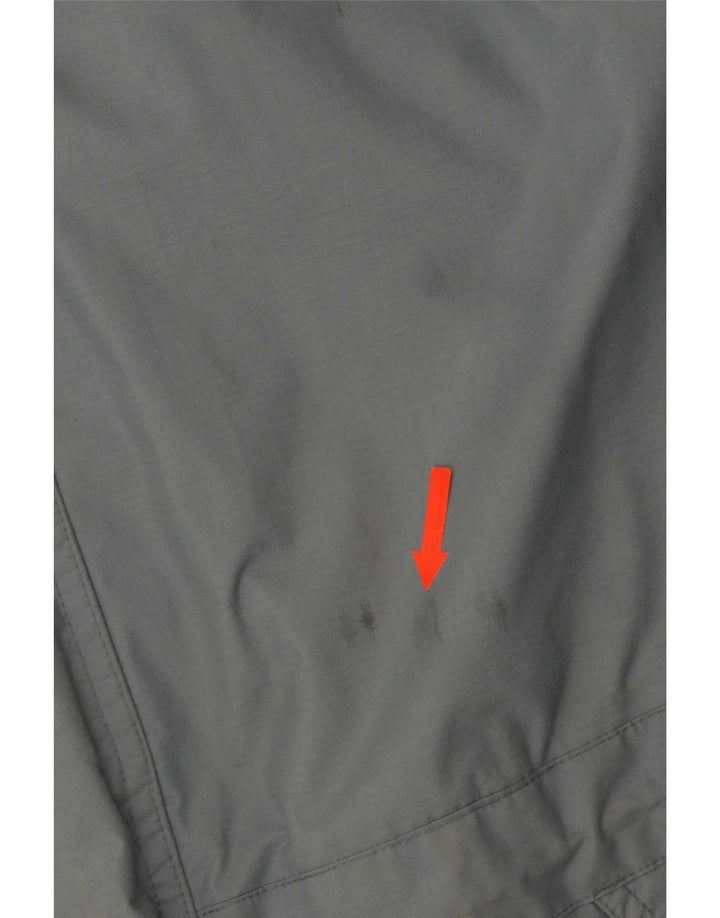 Jaqueta de chuva masculina com capuz Sprayway UK 38 poliamida colorblock cinza médio