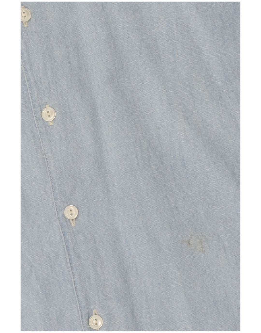 Camisa feminina Ralph Lauren de manga curta grande tamanho US 4 algodão azul pequeno