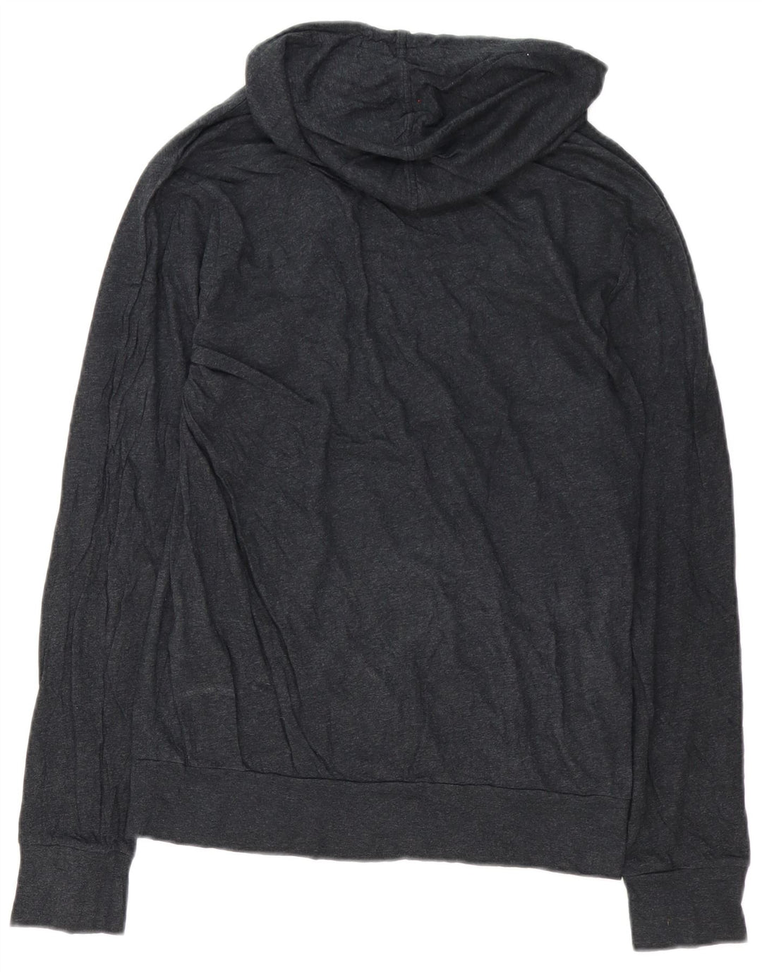 Lacoste moletom com capuz masculino tamanho 4 algodão cinza médio