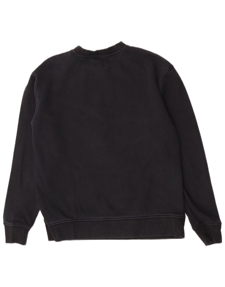 Tommy Hilfiger moletom feminino regular fit jumper médio algodão preto