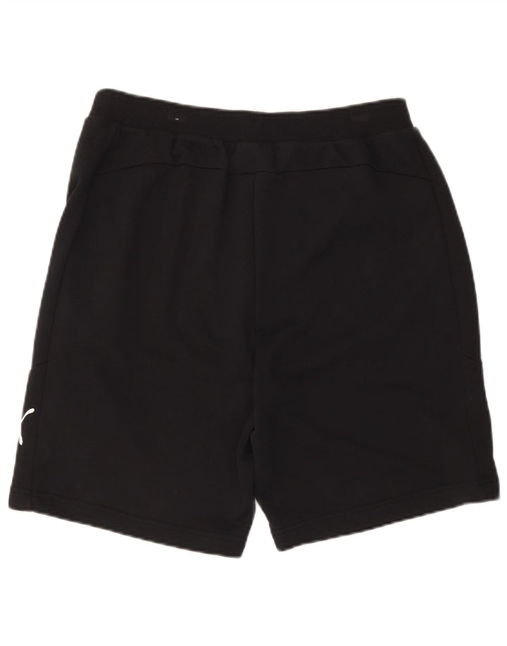 Shorts esportivos gráficos masculinos Puma grandes de algodão preto