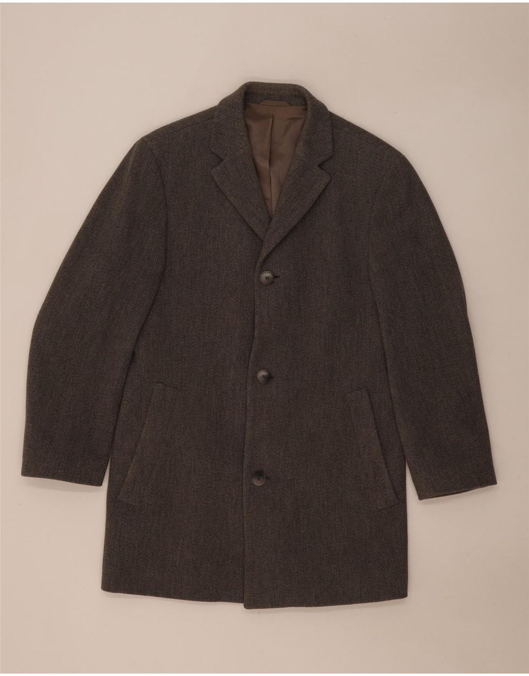 Sobretudo masculino Hugo Boss UK 38 cinza médio