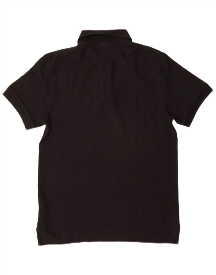 Camisa polo masculina Nike média preta algodão