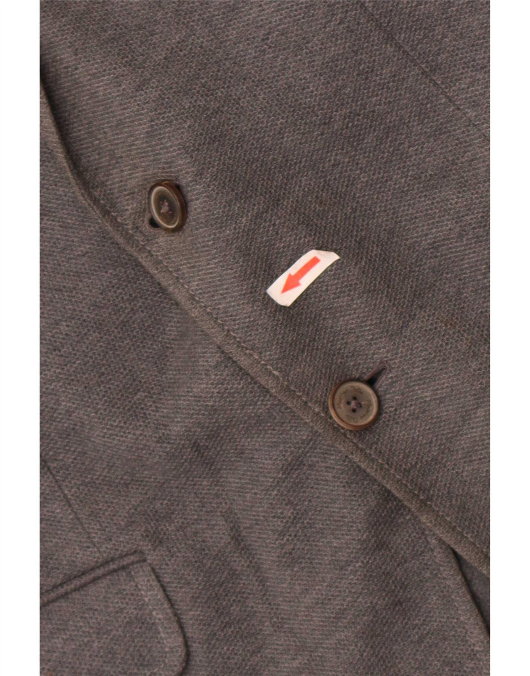 Jaqueta blazer masculina Massimo Dutti com 2 botões EU 52 grande algodão cinza