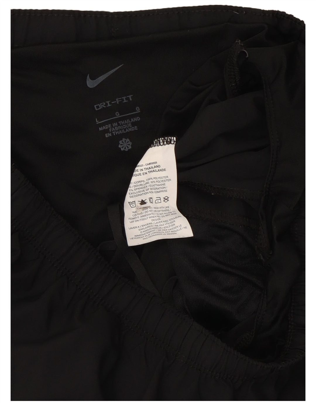 Nike Mens Dri Fit Sport Shorts Grande Poliéster Preto