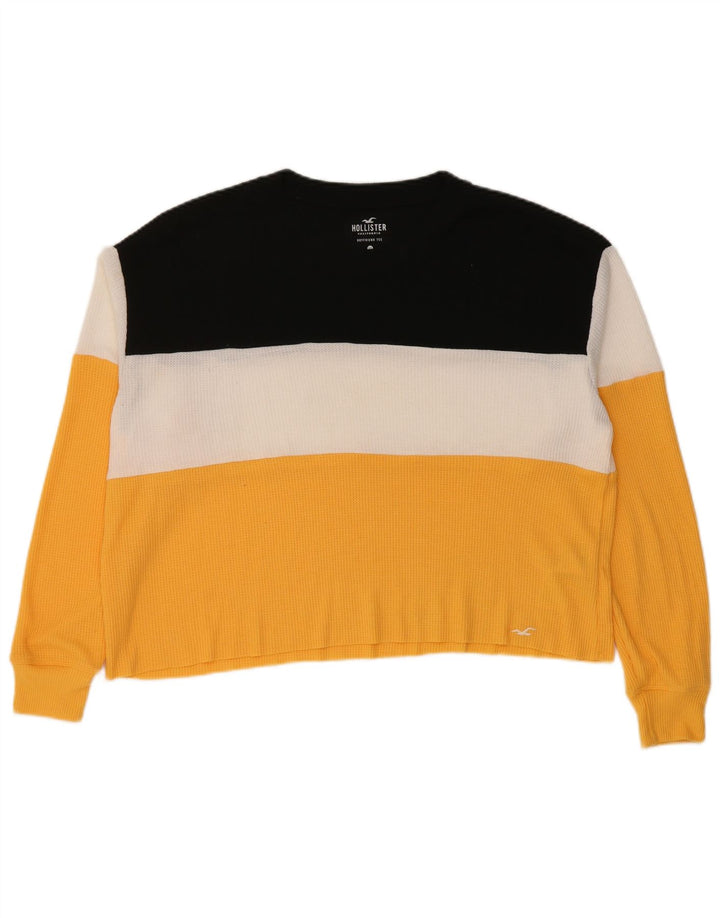 Suéter feminino HOLLISTER com gola redonda UK 6 XS multicolorido