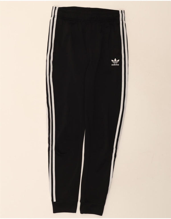 Calças de treino Adidas meninas joggers 14-15 anos preto poliéster