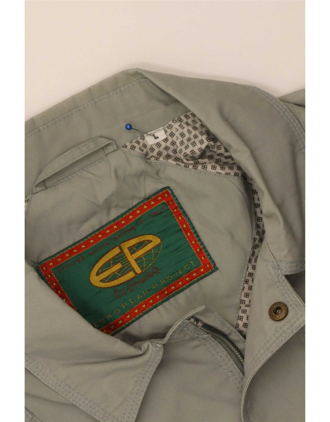 Jaqueta Bomber Masculina Projeto Europeu Tamanho 40 Grande Cinza