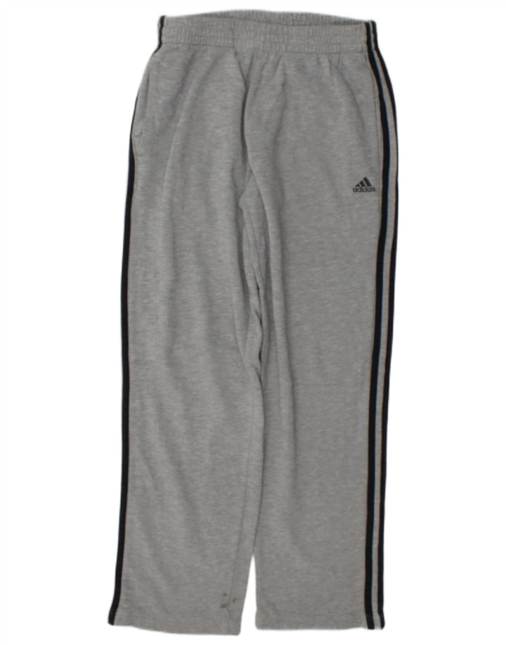 Calça Adidas Mens Treino Pequeno Algodão Cinza