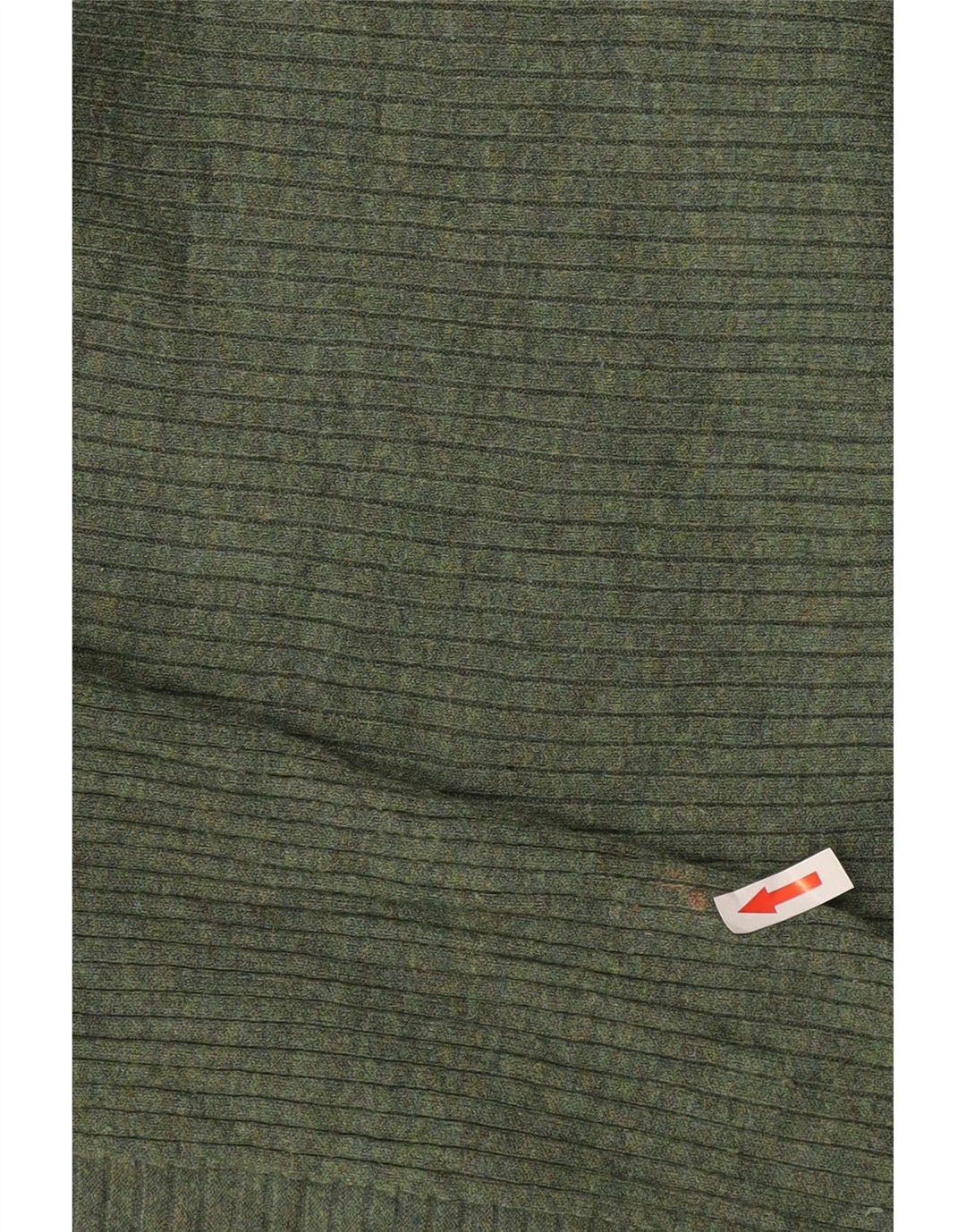Suéter feminino Marks & Spencer com zíper e gola redonda Reino Unido 16 grande verde