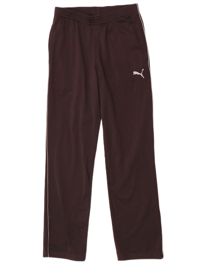 Calça de treino masculina Puma pequena marrom colorblock poliéster