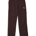 Calça de treino masculina Puma pequena marrom colorblock poliéster