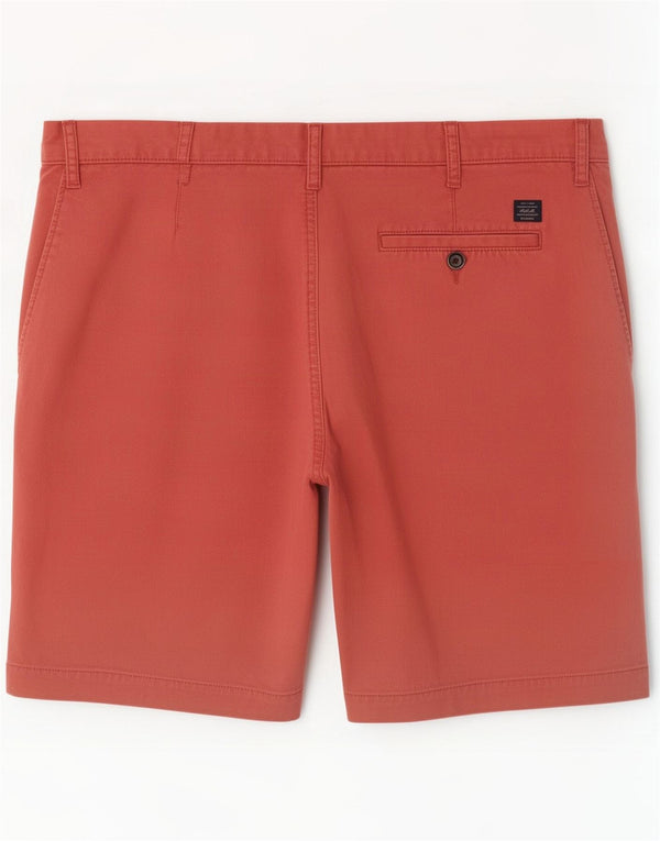 Marks & Spencer Mens Chino Shorts XL W40 Algodão Vermelho