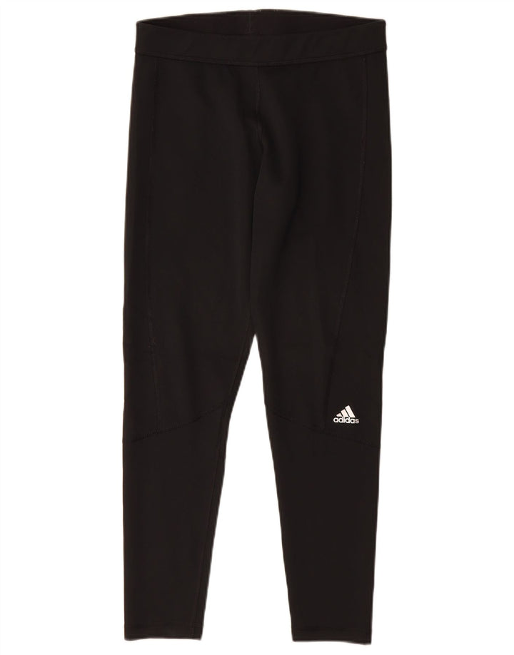 Leggings Adidas Climalite Feminina UK 8 Pequenas Pretas