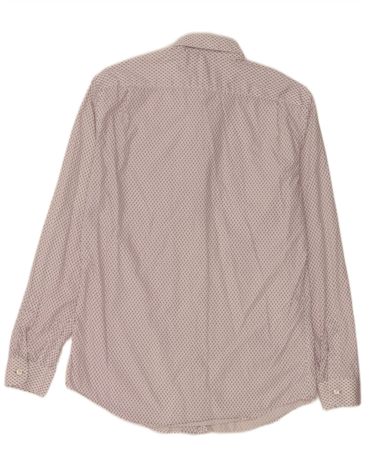Camisa masculina PAUL SMITH tamanho 15 38 médio branco Paisley