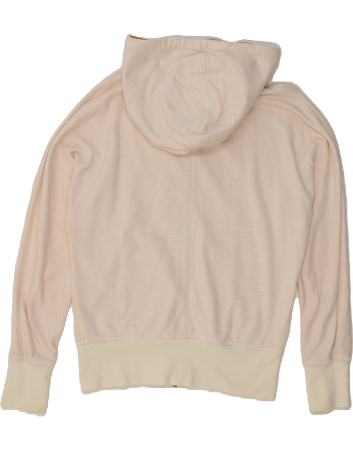 NIKE Womens Zip Hoodie Sweater UK 14 Medium Pink Cotton Vintage Nike and Second-Hand Nike from Messina Hembry 