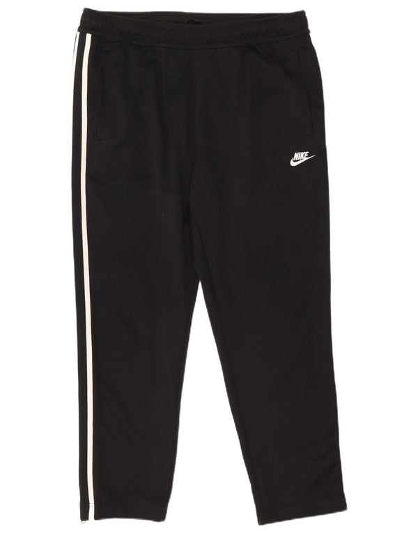 Calça de treino feminina Nike UK 18 XL preta poliéster