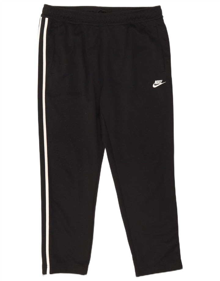 Calça de treino feminina Nike UK 18 XL preta poliéster