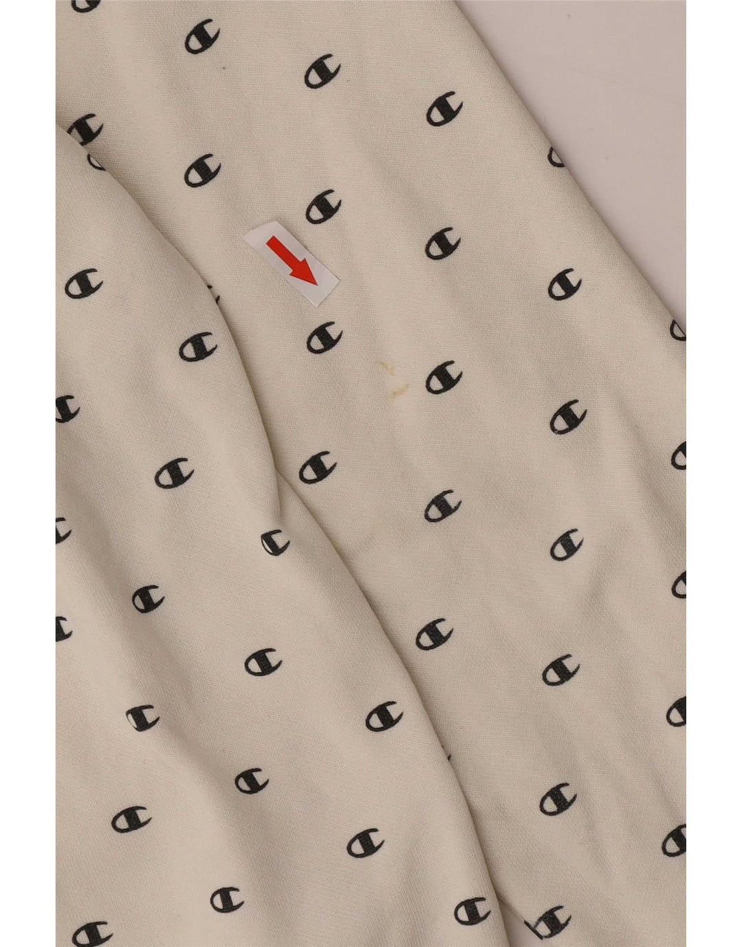 Jumper de moletom gráfico Champion Boys 11-12 anos grande branco manchado