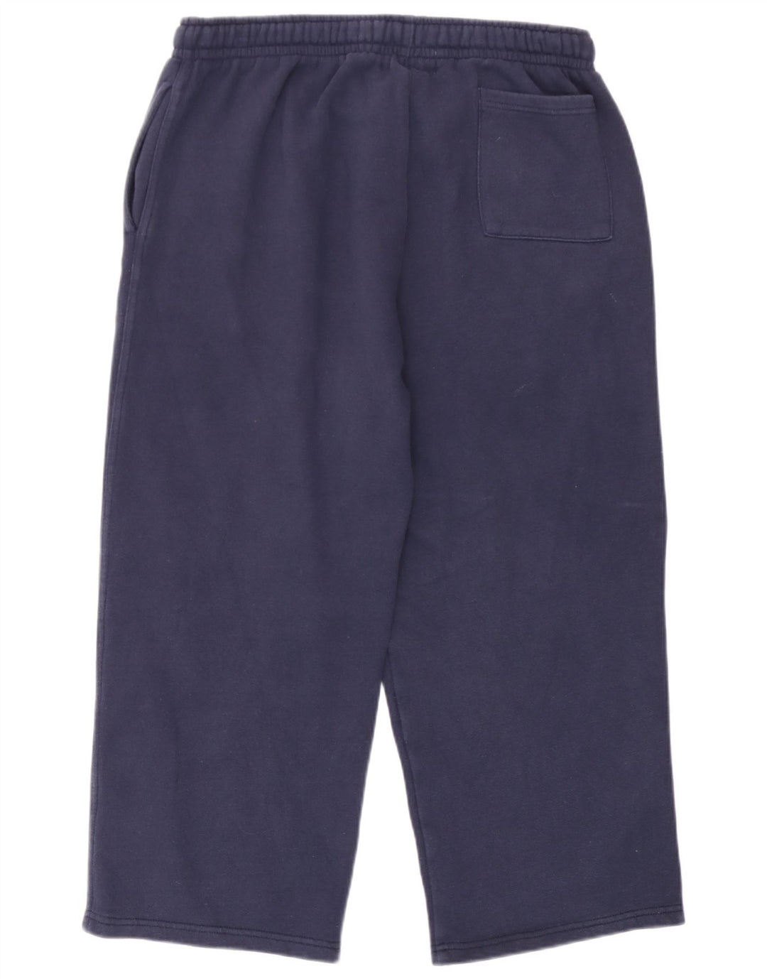 Calça de treino masculina Kappa gráfica grande algodão azul marinho