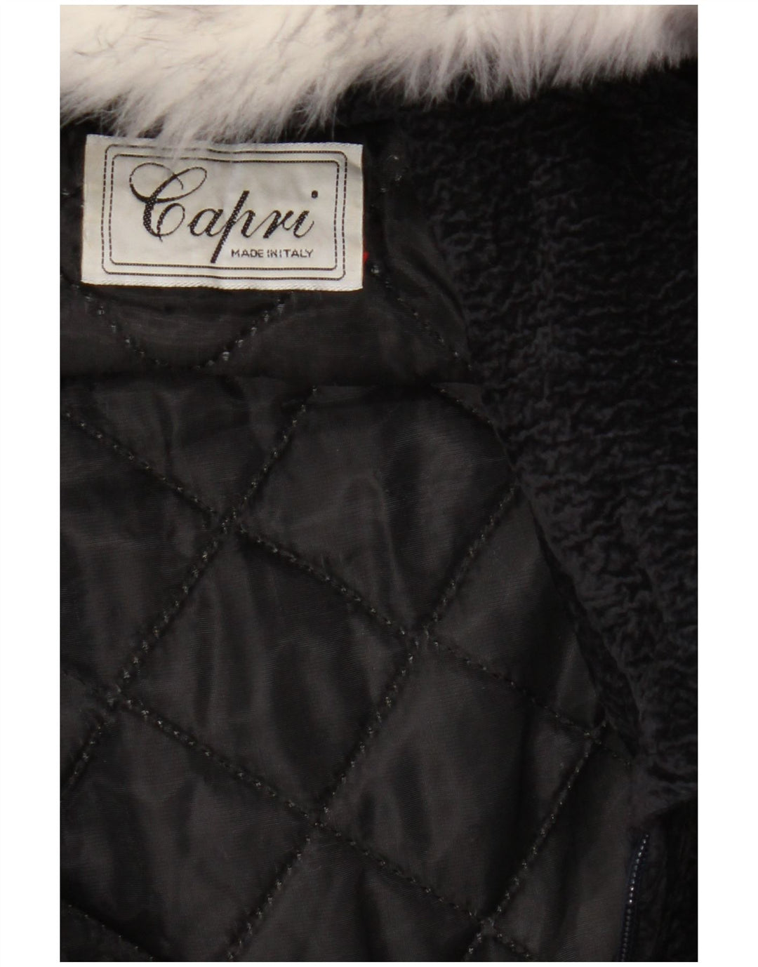 Sobretudo com capuz oversized feminino vintage Reino Unido 18 XL azul marinho poliéster