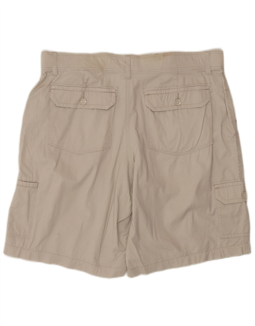 Shorts cargo feminino Lee US 16 2XL W36 algodão bege