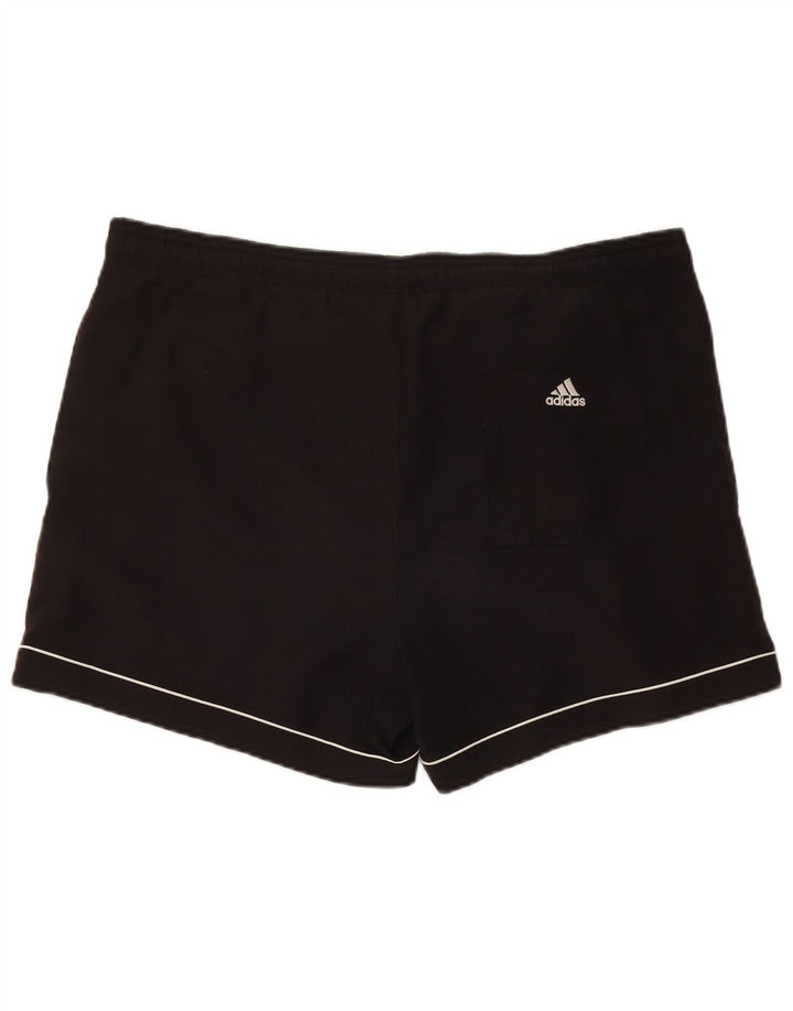 Shorts de natação masculino Adidas médio preto poliéster