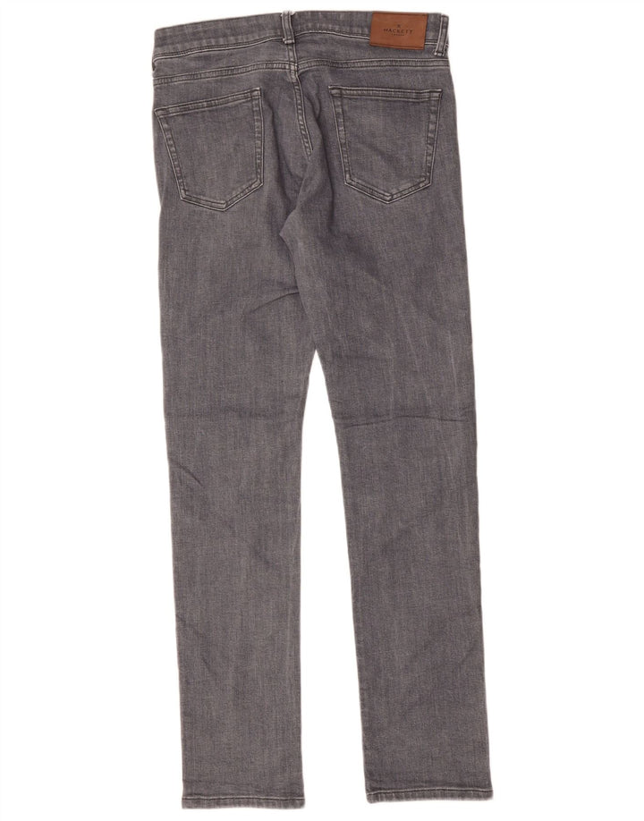 HACKETT Jeans Slim Masculino W30 L32 Algodão Cinza