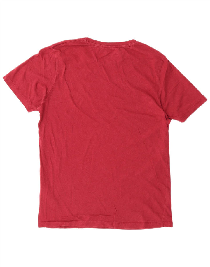 JACK & JONES Camiseta masculina Core Graphic Top Médio Algodão Vermelho