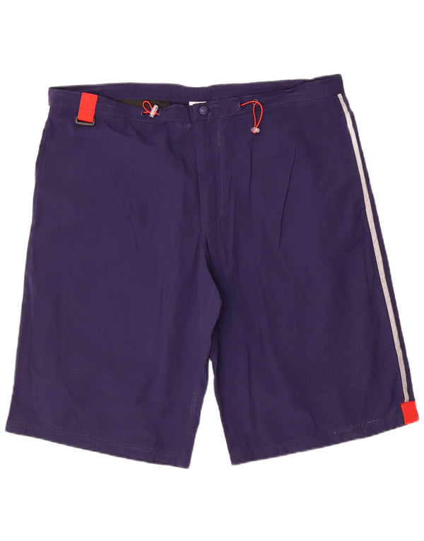 Fila Mens Sport Shorts Grande Algodão Azul Marinho