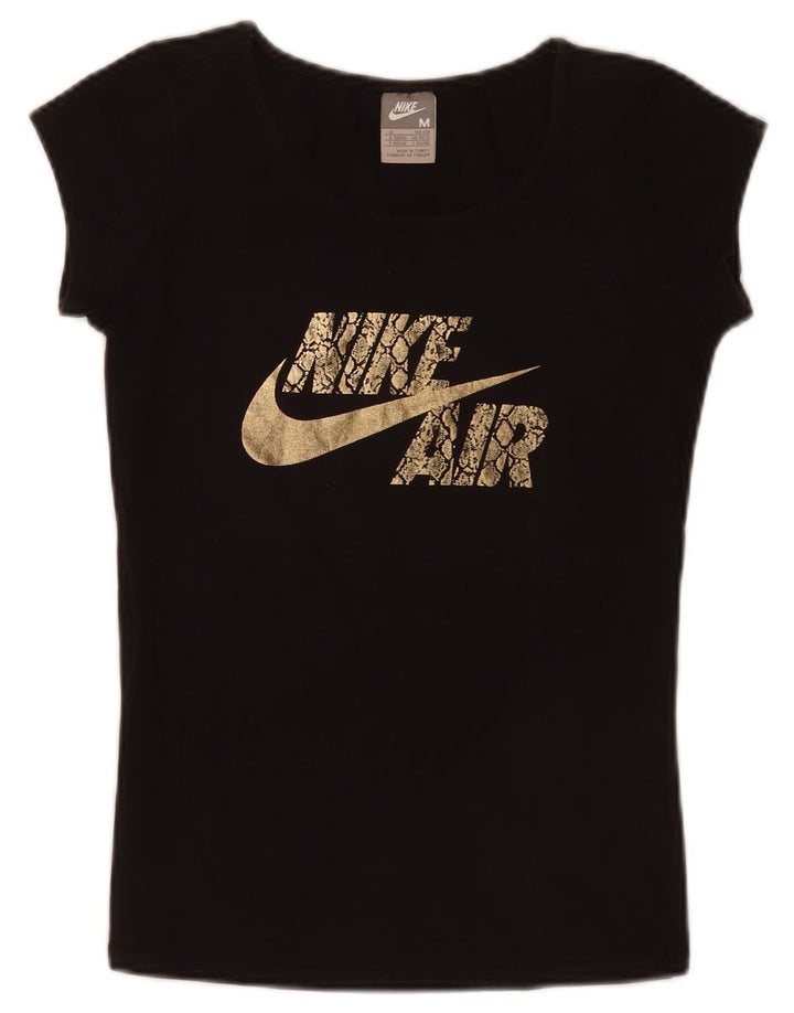 Camiseta Nike Feminina Graphic Top UK 10/12 Médio Preto
