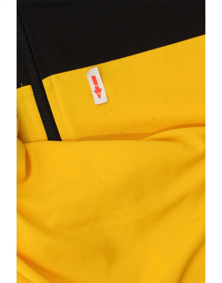 Puma Mens Tracksuit Top Jacket Médio Amarelo Colorblock Poliéster