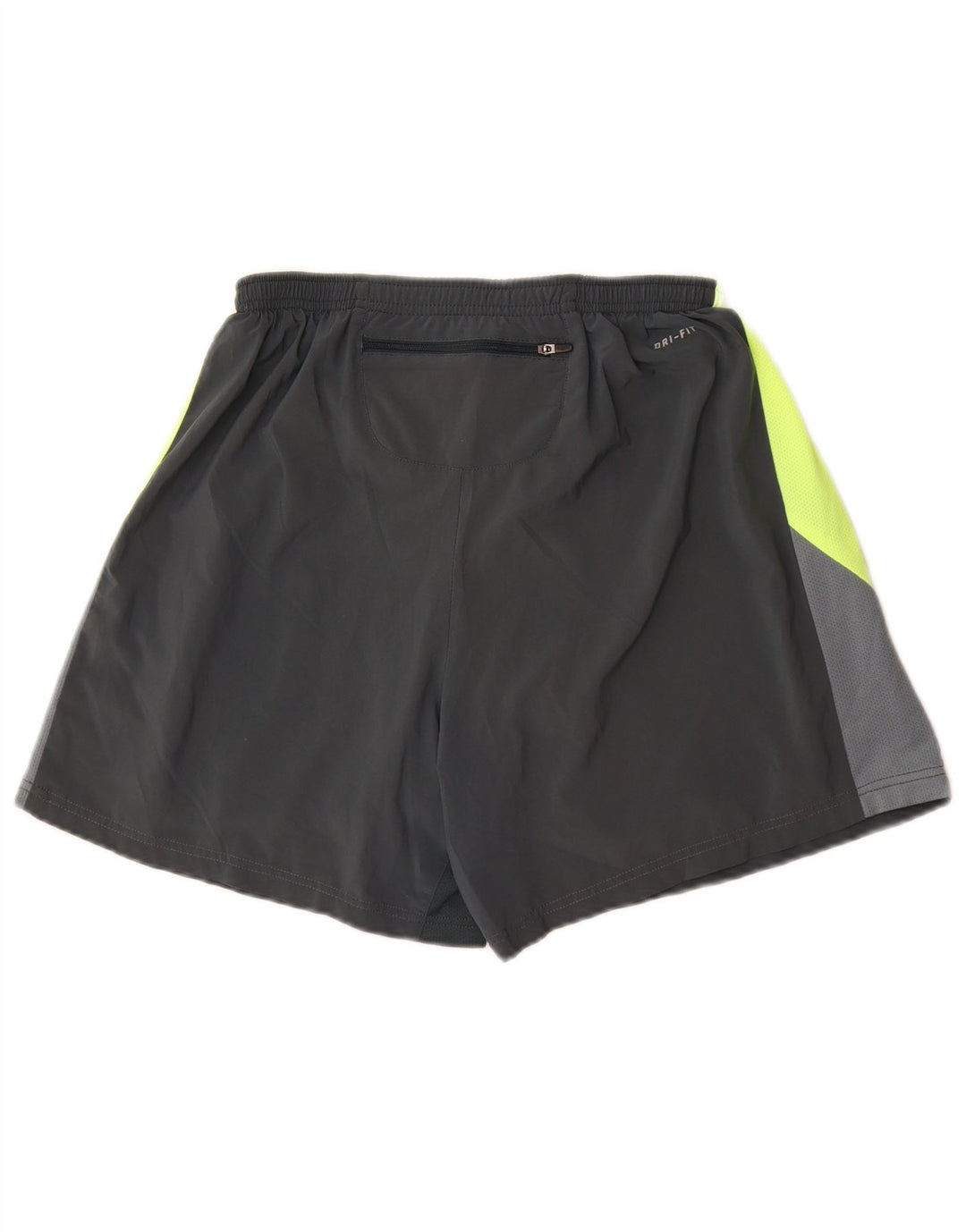 Shorts esportivos masculinos Nike Dri Fit cinza médio colorblock