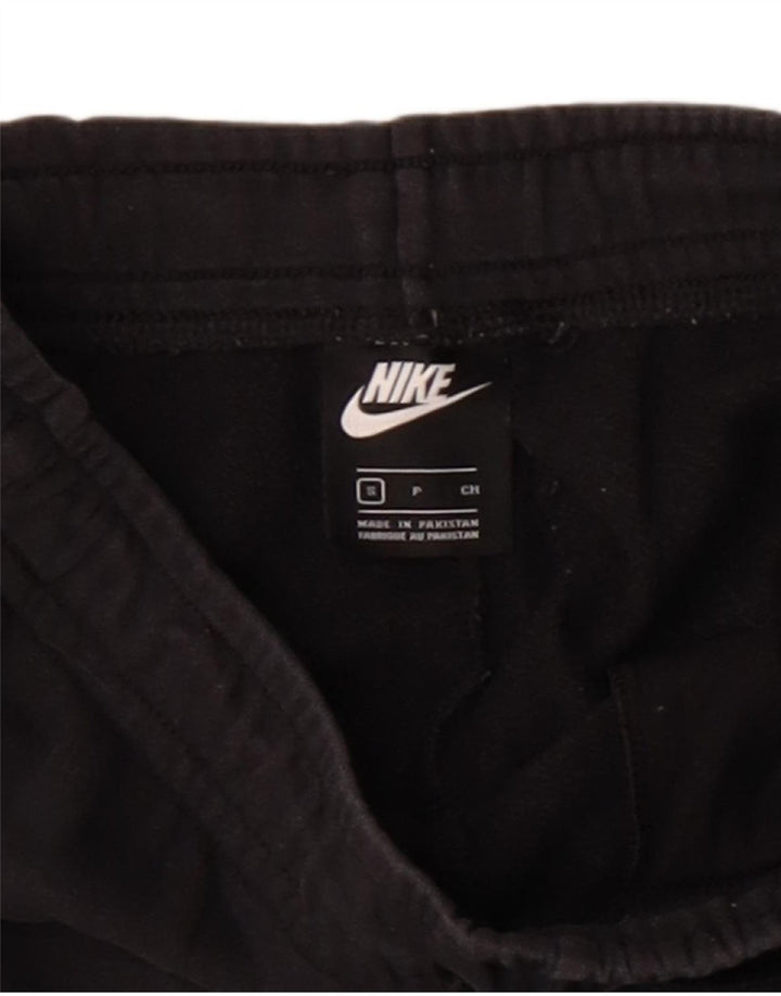Nike Mens Treino Calças Joggers Pequeno Algodão Preto