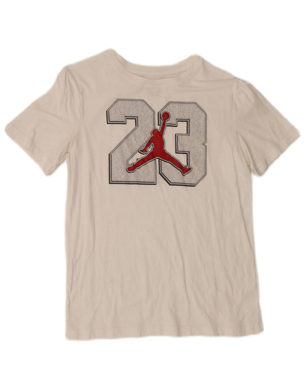Camiseta Jordan Boys Graphic Top 13-14 Anos XL Branco Esporte