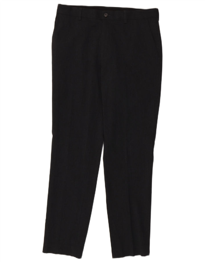 Calça masculina Marks & Spencer Slim Suit W32 L31 cinza poliéster