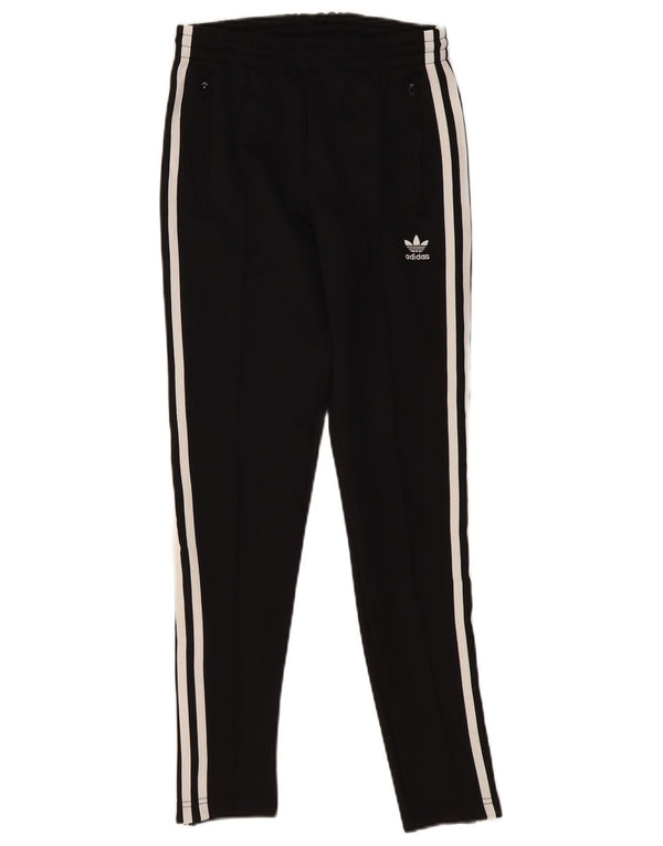 Calças de treino para meninas ADIDAS 11-12 anos preto algodão