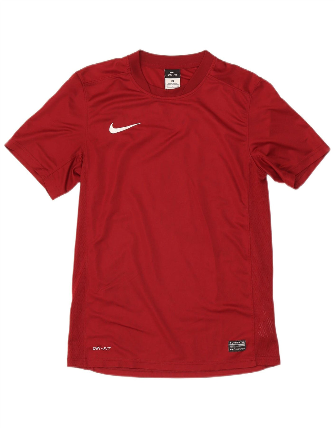Camiseta Nike Masculina Dri Fit Top Pequena Vermelha