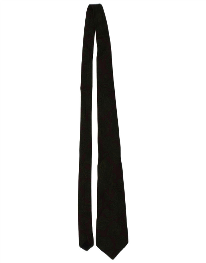 Gravata masculina Etro tamanho único caqui paisley seda
