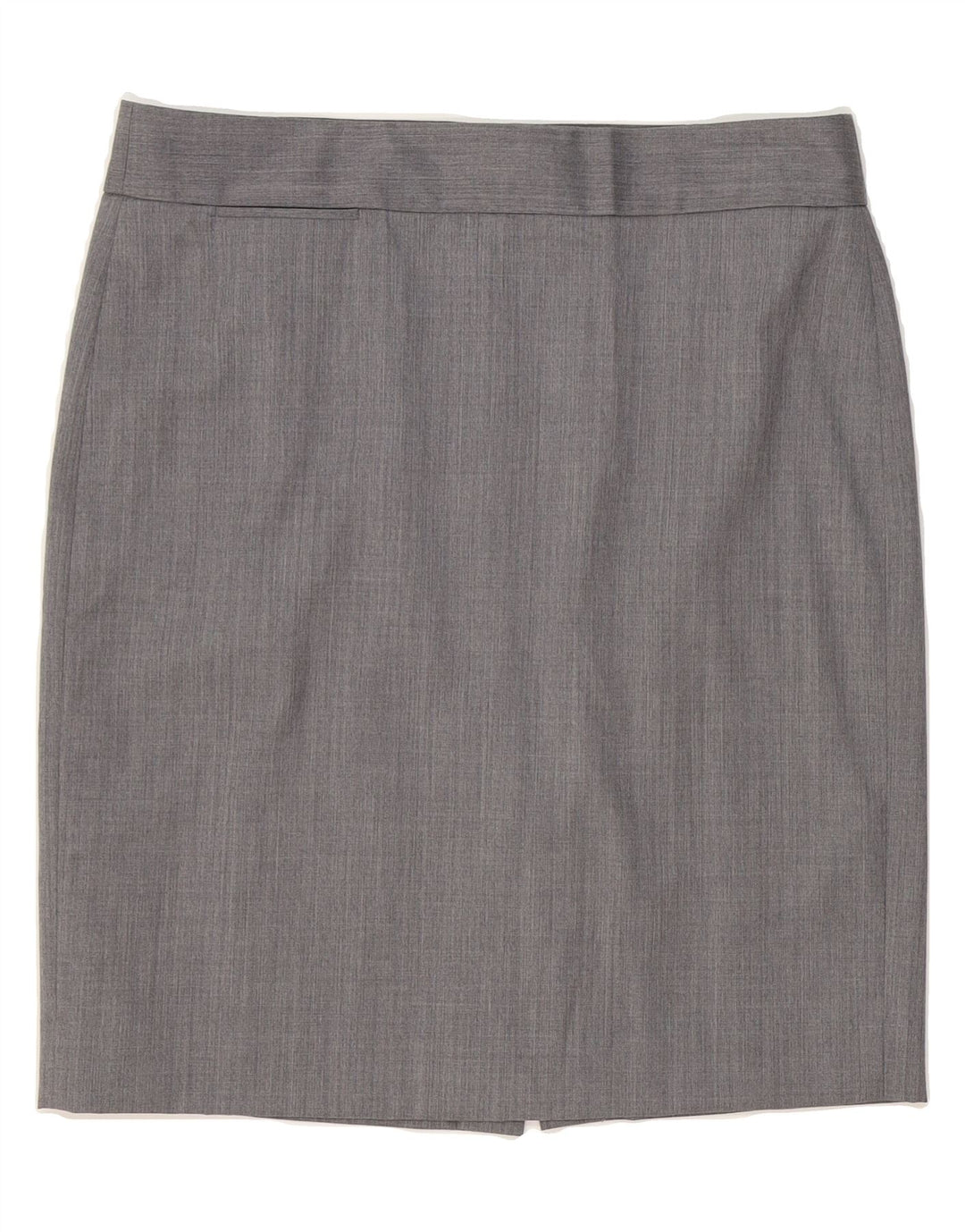 J. CREW Womens Pencil Skirt US 10 Large W34 Grey Wool Vintage J. Crew and Second-Hand J. Crew from Messina Hembry 